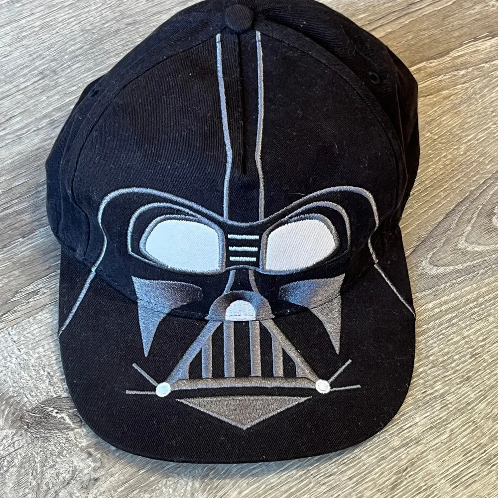 Disney Parks Star Wars Darth Vader Youth Baseball Cap Black Disneyland Hat
